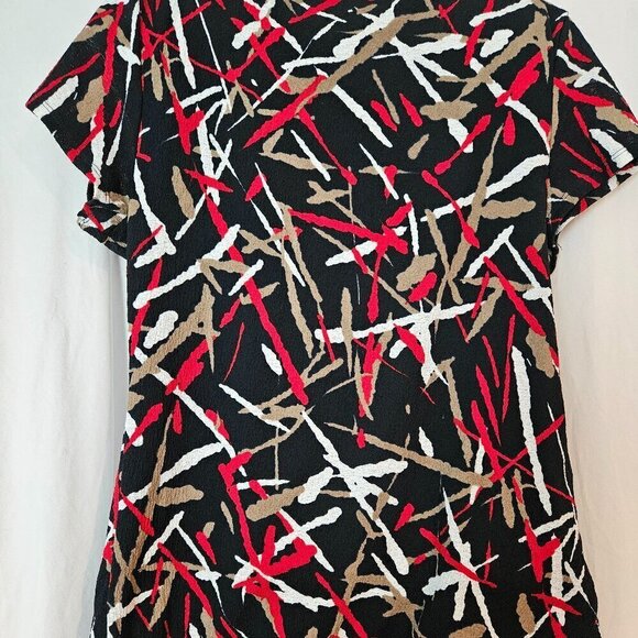 Alfani Short Sleeve Shirt XL Rouched - Picture 4 of 6